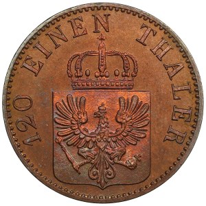 German States, Kingdom of Prussia (Berlin) 3 Pfennige 1861 - Wilhelm I (1861-1888)