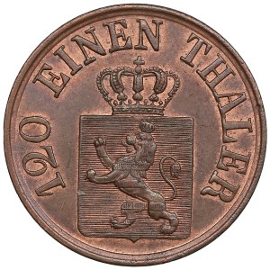 German States, Electorate of Hesse-Cassel 3 Heller 1863 - Friedrich Wilhelm I (1847-1866)