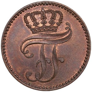 German States, Grand Duchy of Mecklenburg-Schwerin (Berlin) 3 Pfennige 1863 - Friedrich Franz II (1842-1883)
