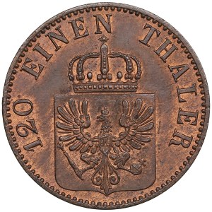German States, Kingdom of Prussia (Berlin) 3 Pfennige 1864 - Wilhelm I (1861-1888)