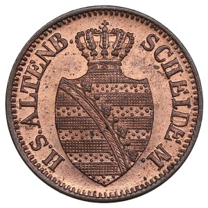German States, Duchy of Saxe-Altenburg (Dresden) 1 Pfennig 1865 - Ernst I (1853-1908)
