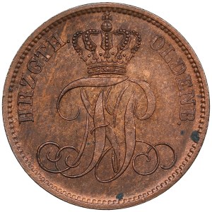 German States, Grand Duchy of Oldenburg (Hannover) 3 Schwaren 1865 - Peter II (1853-1900)