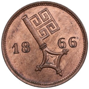 German States, Free City of Bremen 2½ Schwaren 1866