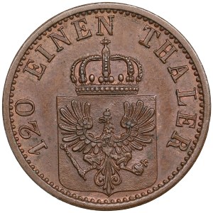German States, Kingdom of Prussia (Frankfurt am Main) 3 Pfennige 1867 - Wilhelm I (1861-1888)