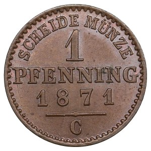 German States, Kingdom of Prussia (Frankfurt am Main) 1 Pfennig 1871 - Wilhelm I (1861-1888)