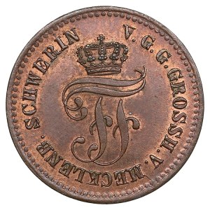 German States, Grand Duchy of Mecklenburg-Schwerin (Dresden) 1 Pfennig 1872 - Friedrich Franz II (1842-1883)