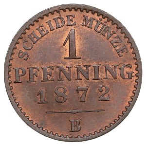 German States, Kingdom of Prussia (Hannover) 1 Pfennig 1872 - Wilhelm I (1861-1888)