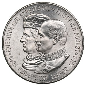 German States, Kingdom of Saxony, Albertinian Line (Muldenhütten) 2 Mark 1909 - Friedrich August III (1904-1918)