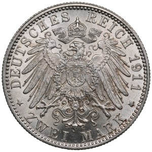 German States, Kingdom of Bavaria (Munich) 2 Mark 1911 - Otto (1886-1913)