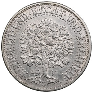 Germany, Weimar Republic (Hamburg) 5 Reichsmark 1931