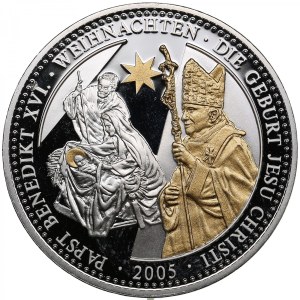 Germany Silvered Medal 2005 - Pope Benedict XVI - Christmas