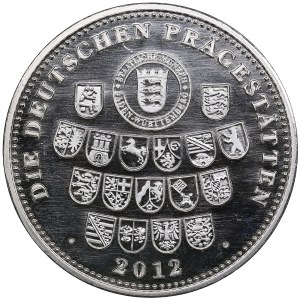 Germany Silvered Medal 2012 - 50 Years of Deutsche Welthungerhilfe (German Agro Action)
