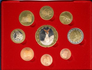 Greenland Fantasy Coins Set 2004 (9) - Euro Patterns