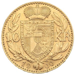 Liechtenstein (Vienna mint) 10 Kronen 1900 - Johann II (1858-1929)