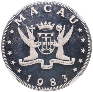 Macau (Singapore Mint) 100 Patacas 1983 - Lunar series - NGC PF 69 ULTRA CAMEO