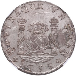Mexico (Mexico City) 8 Reales 1756 - Ferdinand VI (1746-1759) - NGC AU DETAILS