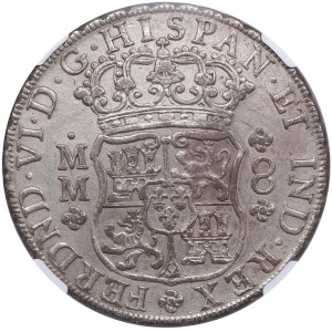 Mexico (Mexico City) 8 Reales 1756 - Ferdinand VI (1746-1759) - NGC AU DETAILS