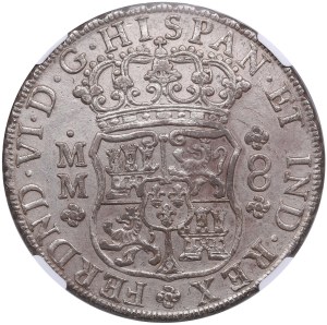 Mexico (Mexico City) 8 Reales 1756 - Ferdinand VI (1746-1759) - NGC AU DETAILS