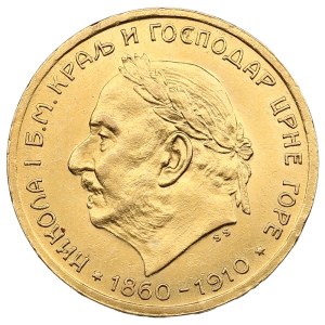 Montenegro (Vienna mint) 10 Perpera 1910 - Nikola I (1910-1918)