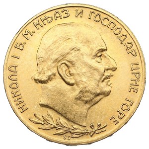 Montenegro, Principality 20 Perpera 1910 - Nikola I (1910-1918)