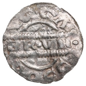 Low Countries, Margraviate of Frisia (Dokkum) AR Denar ND - Bruno III van Brunswijk (1038-1057)