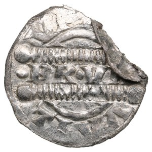 Low Countries, Margraviate of Frisia (Leeuwarden) AR Denar ND - Bruno III van Brunswijk (1038-1057)