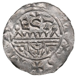 Low Countries, Bishopric of Utrecht AR Denar ND - Willem I van Pont (1054-1076)
