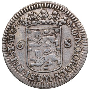 Dutch Republic, Province of West Friesland (Enkhuizen) 6 Stuivers 1678