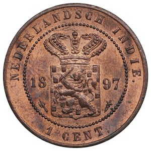 Netherlands East Indies (Utrecht) 1 Cent 1897 - Wilhelmina (1890-1948)