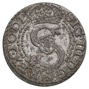 Polish-Lithuanian Commonwealth (Malbork) BI Schilling / Szeląg 1596 - Sigismund III Vasa (1587-1632)
