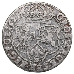 Polish-Lithuanian Commonwealth (Kraków) AR 6 Groszy / Szóstak 1627 - Sigismund III Vasa (1587-1632)