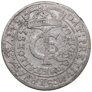 Polish-Lithuanian Commonwealth (Kraków) AR 1 Złoty / Tymf 1663 - Jan II Casimir Vasa (1649-1668)