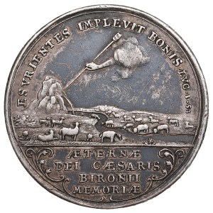 Silesia (Related to Latvia and Poland) Silver Medal 1736 - Inauguration of the Protestant Castle Chapel in Gross-Wartenb