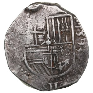 Spain (Seville) 2 Reales 1593 - Philip II (1556-1598)