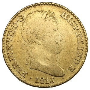 Spain (Madrid) 2 Escudos 1816 - Ferdinand VII (1808-1833)