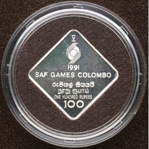 Sri Lanka 100 Rupees 1991 - SAF Games Colombo
