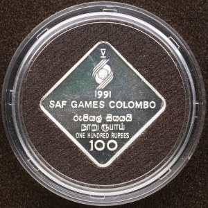 Sri Lanka 100 Rupees 1991 - SAF Games Colombo