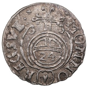 City of Elbing under Swedish rule AR Dreipölker (1⁄24 Thaler) 1633 - Gustav II Adolf (1621-1632)