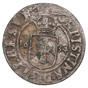 Sweden (Stockholm) 1 Öre 1634 - Christina (1632-1654)