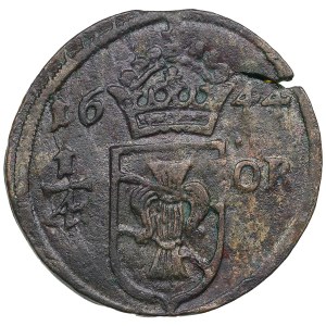 Sweden (Avesta) ¼ Öre 1644 - Christina (1632-1654)