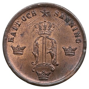 Sweden (Kungsholmen) ½ Öre 1857 - Oscar I (1844-1859)