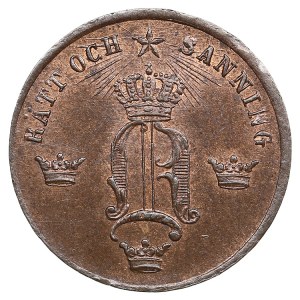 Sweden (Kungsholmen) ½ Öre 1857 - Oscar I (1844-1859)
