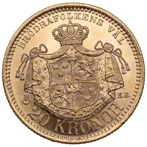 Sweden (Kungsholmen) 20 Kronor 1900 - Oscar II (1872-1907)