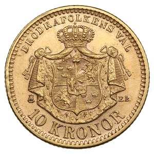 Sweden (Stockholm) 10 Kronor 1901 - Oscar II (1872-1907)