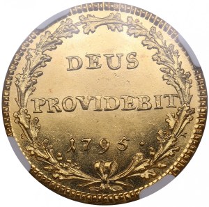Swiss Cantons, City of Bern 2 Duplones 1795 - NGC MS 63