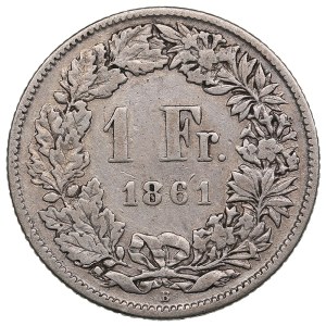 Switzerland (Bern) 1 Franc 1861