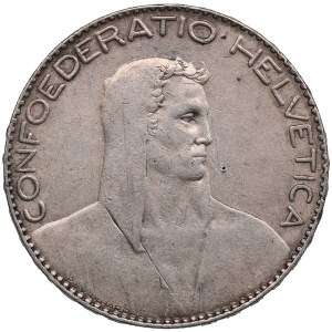 Switzerland (Bern) 5 Francs 1922