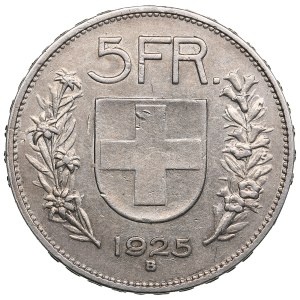 Switzerland (Bern) 5 Francs 1925