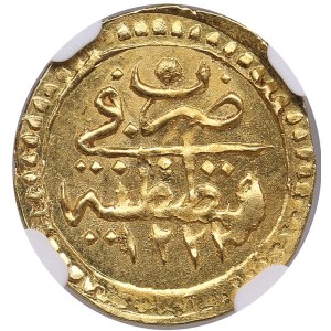 Ottoman Empire (Constantinople) AV ¼ Zeri Mahbub Altin 1812 - Mahmud II (AH 1223-1255 / 1808-1839 AD) - NGC MS 65