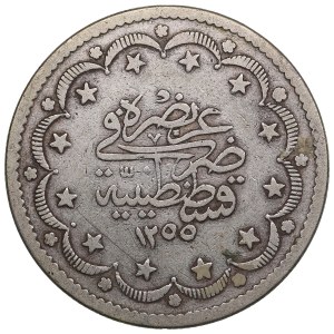 Ottoman Empire (Constantinople) AR 20 Kurush 1850 - Abdul Mejid I (AH 1255-1277 / 1839-1861 AD)